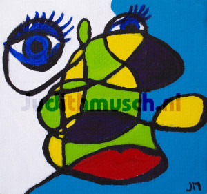 Laras Picasso Schilderij door Judith Musch