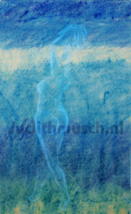 Transparant blue Schilderij door Judith Musch